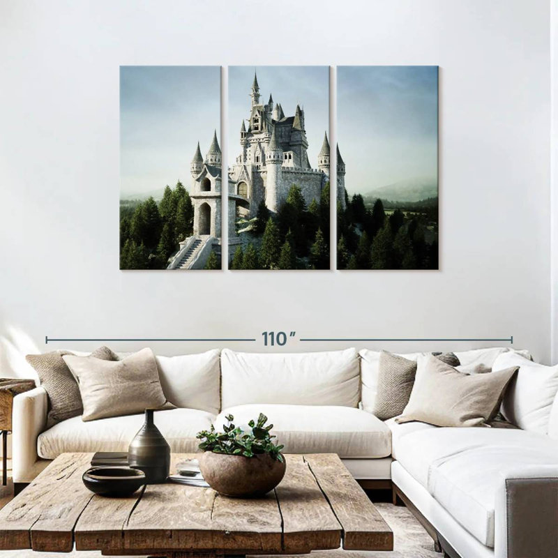 Château de conte de fées Lilie, H 48 po x l 74 po