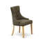 Chaises de salle à manger Friona Parson - Ensemble de 2 chaises capitonnées en tissu Gotham-556177876-556177877