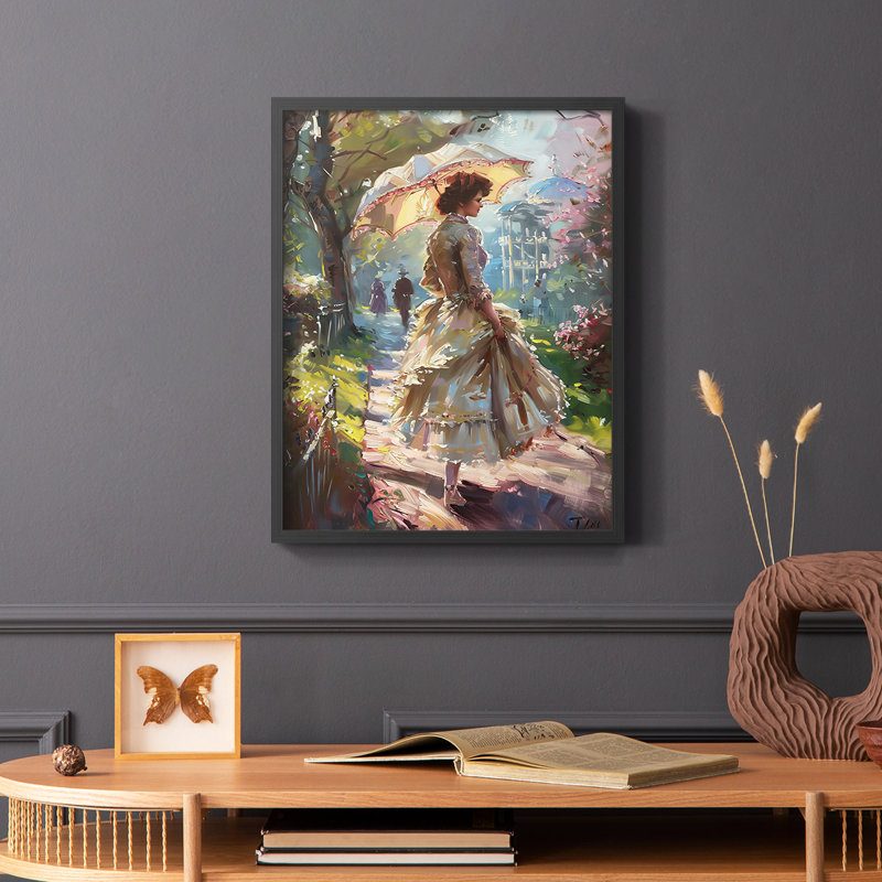 «WOMEN Series DCC XXII» - reproduction encadrée de qualité supérieure - prête à être accrochée - aucun clou requis