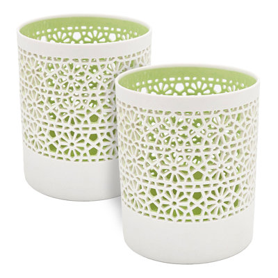 Ceramic Candle Holders - Set of 2