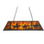 Luminaire suspendu linéaire 9 lumières pour table de billard