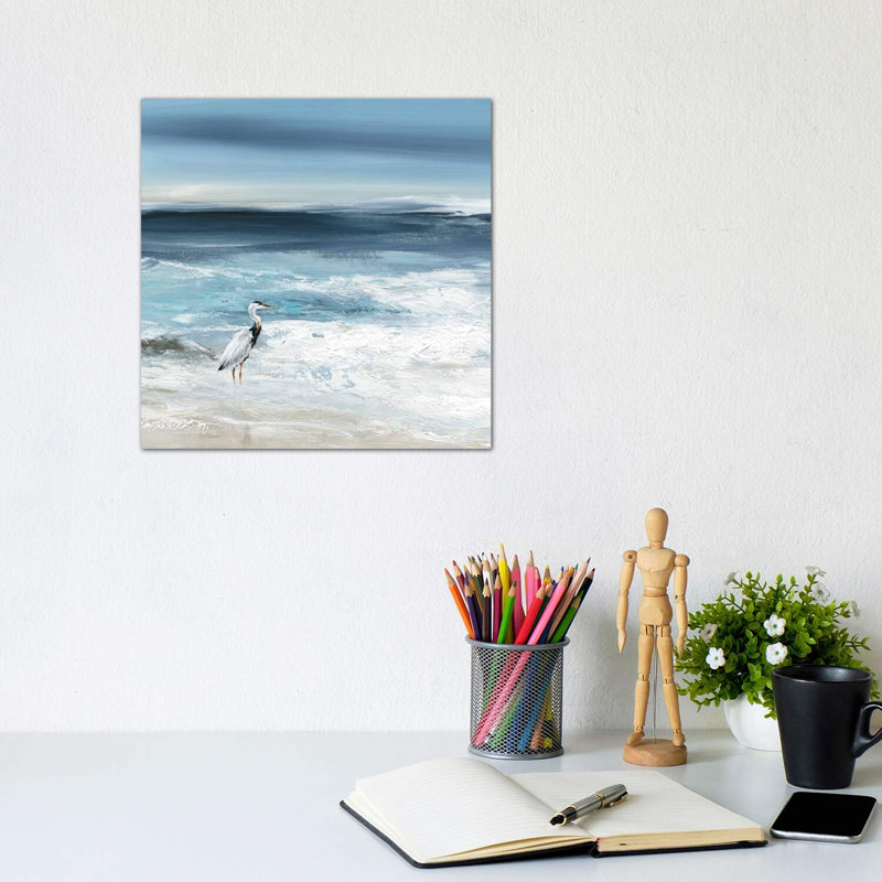 Tidal Fishing I by Carol Robinson - Wrapped Canvas Painting, 30.48 cm H x 30.48 cm W