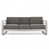 Gray Cushion/Silver Frame