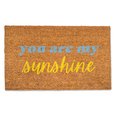 You Are My Sunshine Door Mat