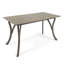 Élégante table de salle à manger transitionnelle en bois d'acacia pour les rassemblements extérieurs