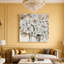 Art mural moderne sur toile 16 "x 16"