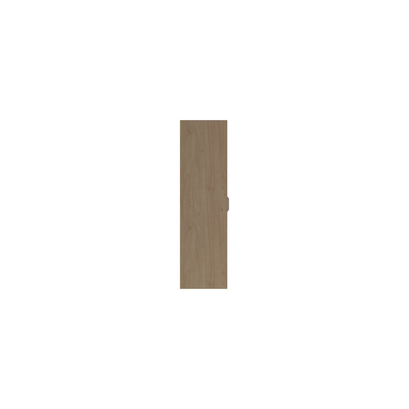 Zakariyah 3 Door Manufactured Wood Wardrobe, Oak