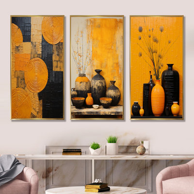 Artistic Yellow Pottery
