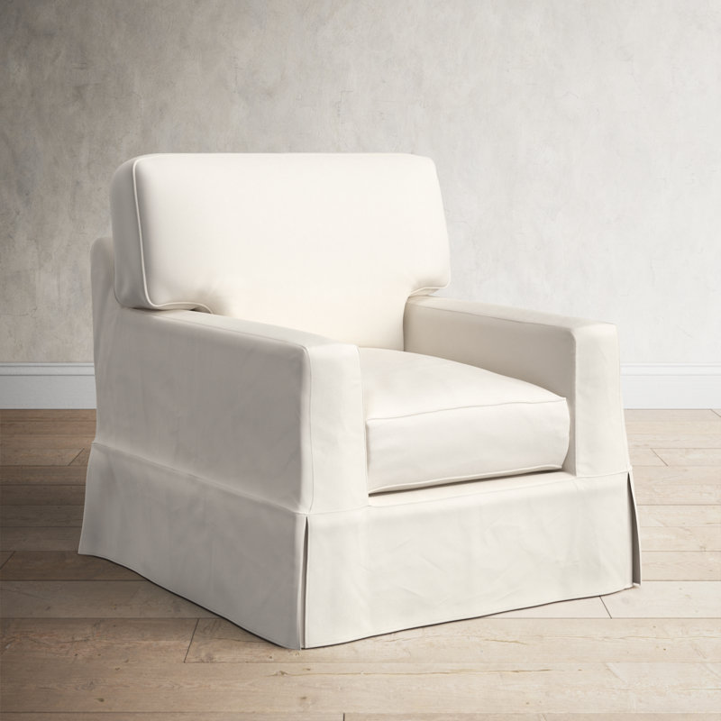 Taylor Armchair, Bayou Off White Canvas