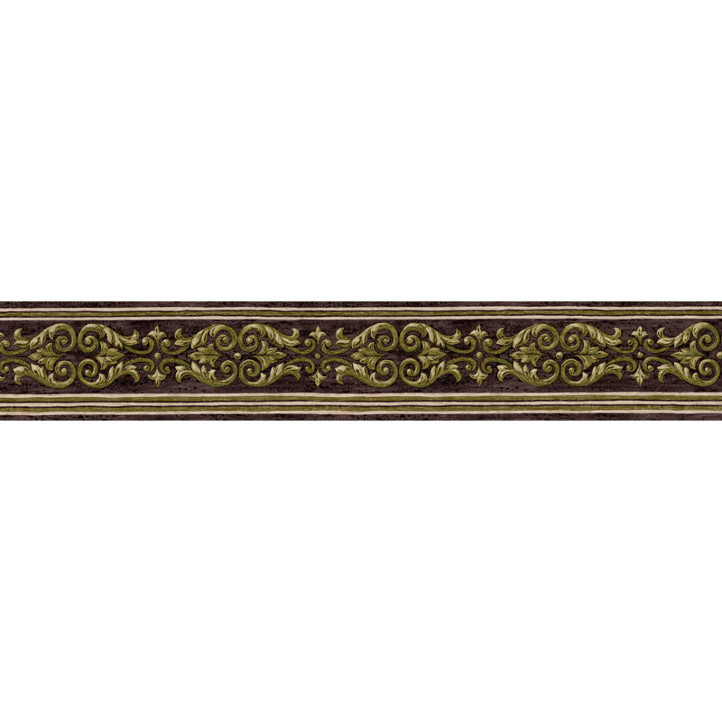 Dairra Architectural Scroll Leaf Border