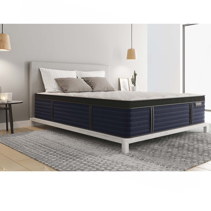 Cleo Cool Copper Ulta Supportive, Pressure Relief Memory Foam Hybrid With Luxurious Euro-Top 14", King