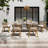 Patio 6-person Dining Set With Cushions