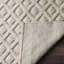 Tapis en laine / coton touffeté à la main à motif géométrique Bareen-659009919