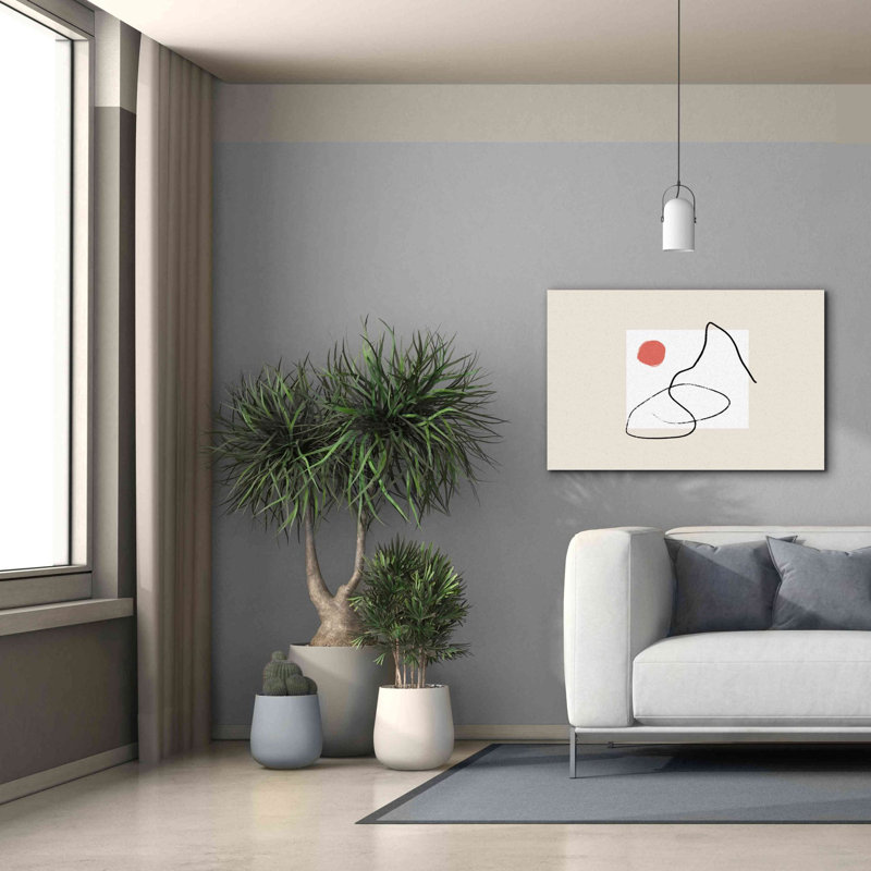 «Nordic Landscape» par Cesare Bellassai, art mural sur toile, H 26 po x l 40 po x P 1,5 po
