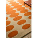 Orla Kiely OR Optical Oval Orange/Sand 157703 | Perigold