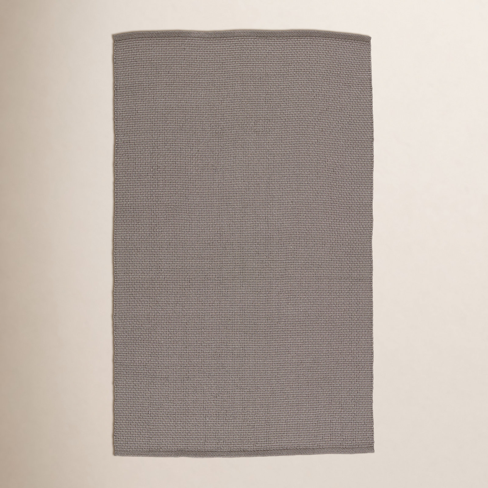 Indira Gray Hand-Woven Outdoor Rug, Rectangle 4' x 6'