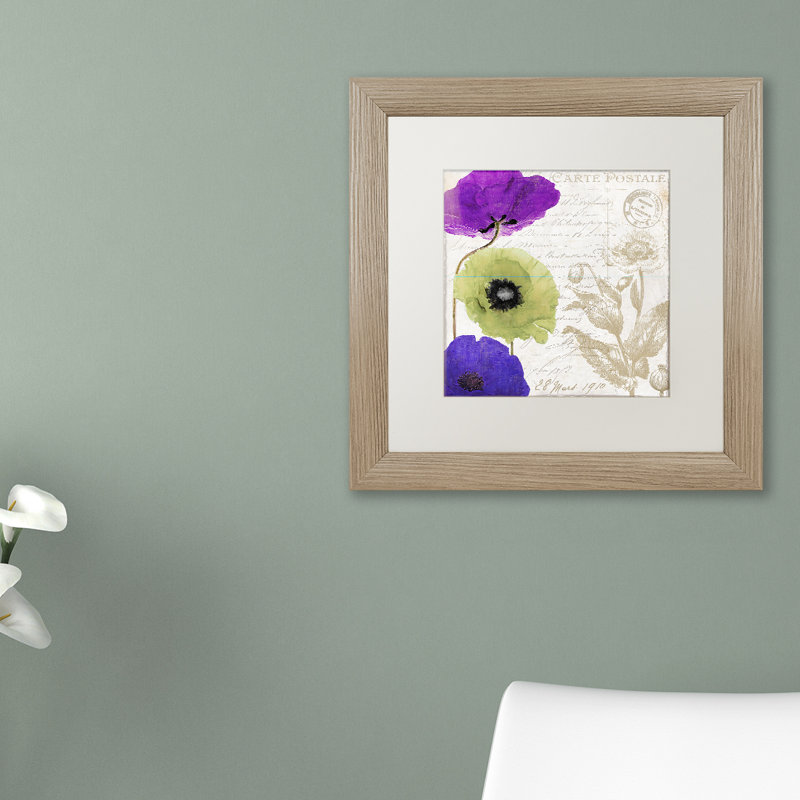 «Love Notes II» par Color Bakery, impression sur toile, H 11 po x l 14 po x P 0,5 po, Noir, Brun foncé