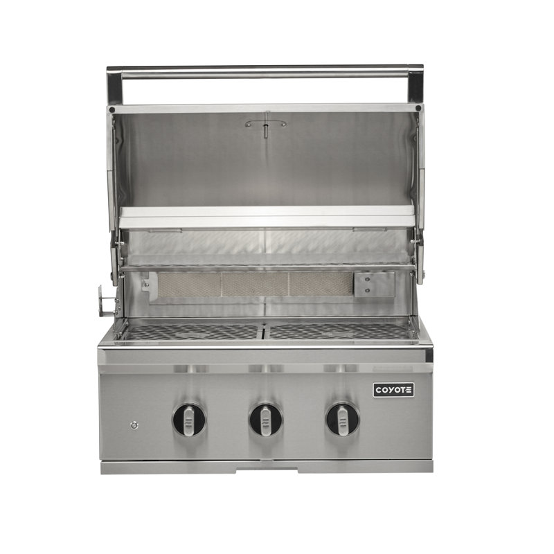 30" Coyote Outdoor SL-Series Built-In Grill, Natural Gas