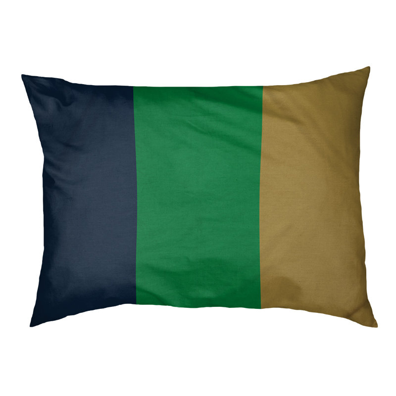 Coussin Atlanta, Grand (l 40 po x P 30 po x H 6,5 po), Blue/Green/Gold