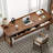 Light Walnut Color Rectangular Solid Wood with 3 drawers desk-1220748502
