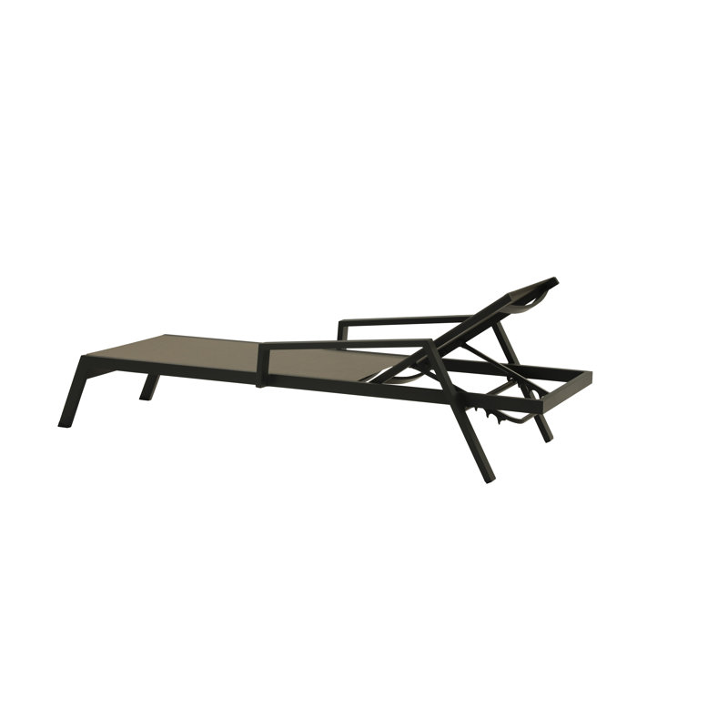 Bondi Outdoor Chaise Lounge, Gray