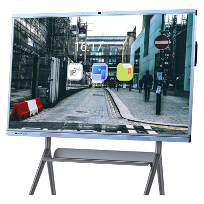 JYXCN Discounted Now! Smart Board Interactive Whiteboard All-in-One - Touch Screen with Dual System, Cloud Sharing Transforms Communication - For Clas