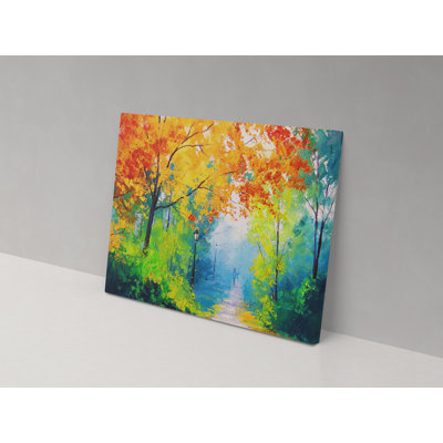 August Stroll - Wrapped Canvas Print