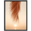«Palm Leaf Sunset», reproduction d'art encadrée de photographie côtière pour chambre à coucher ou maison de plage-119066453-119066452
