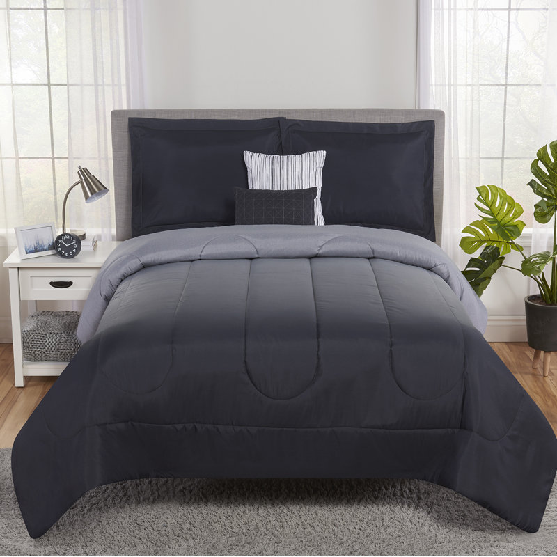  Ensemble d'édredon, Édredon simple et 1 taie décorative et 1 coussin