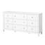 Commode en bois 9 tiroirs Retro