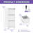 3 Drawer Metal Vertical File Cabinet With Lock Office Home Steel Vertical File Cabinet For A4 Legal/Letter Size3, Cabinet-1884565098