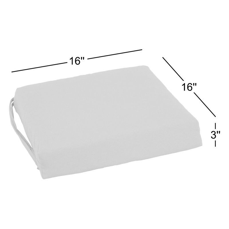 Outdoor 3'' Seat Cushion, Natural