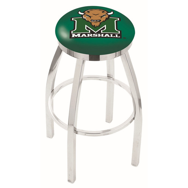 NCAA Swivel Counter and Bar Stool, Marshall, "Bar Stool (30" Seat Height)"