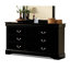 Commode de chambre à coucher Commode rectangulaire 6 tiroirs Commode double-24075117