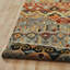 Tapis rouille / ivoire en laine noué à la main de style sud-ouest Donovin-25593619
