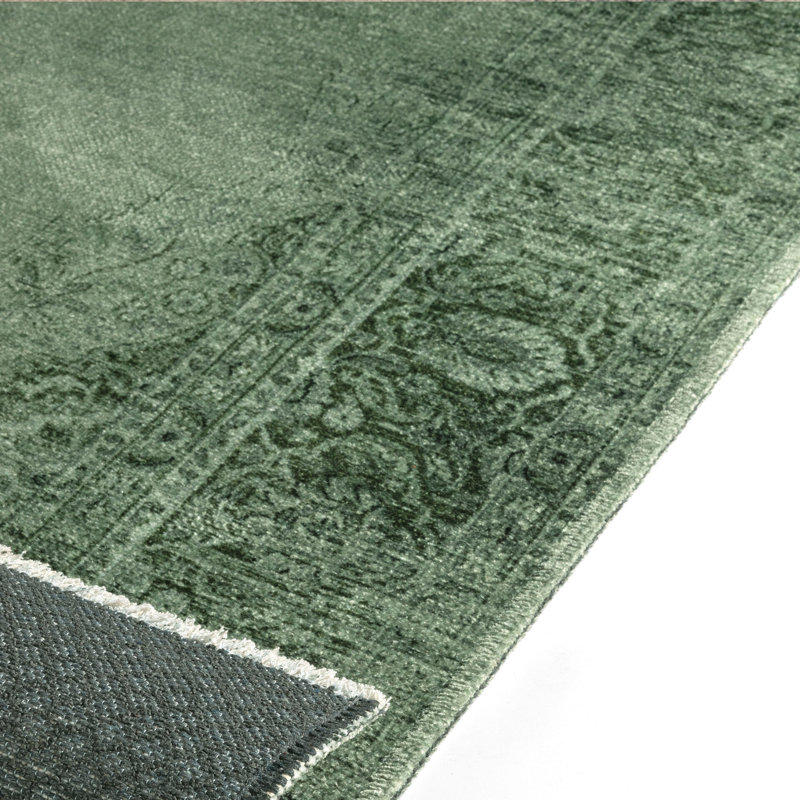 Brockett Vintage Look Machine Made Indoor / Outdoor Area Rug, Rectangle 2'7" x 4'9"