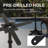 23.62 Diameter 1.18Thicktable Top And H27.95 Cast Iron Table Base With 4 Tiger Claw Feet, Table Leg Black