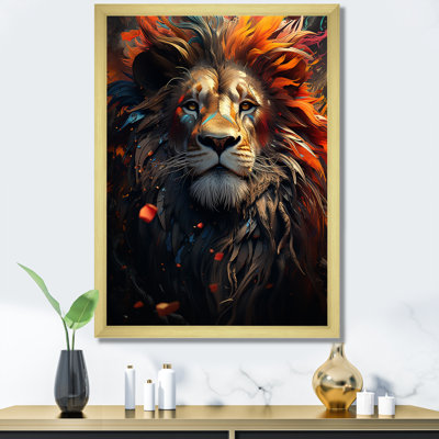 «Lion Wild Essence» sur toile