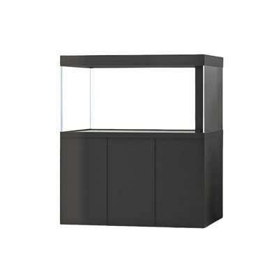 Aquarium noir sur pied