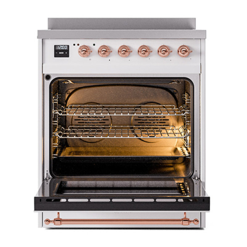 ILVE Nostalgie II 30 in Induction Range, RAL/Copper