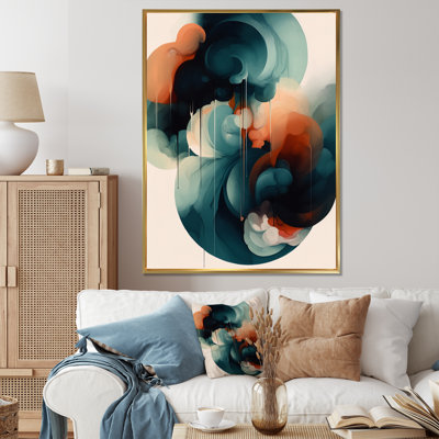 «Heim Abstract Shapes and Line Artwork IV», reproduction
