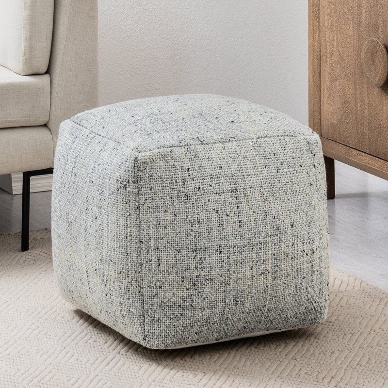 Repose-pieds Yinka, Polyester gris foncé