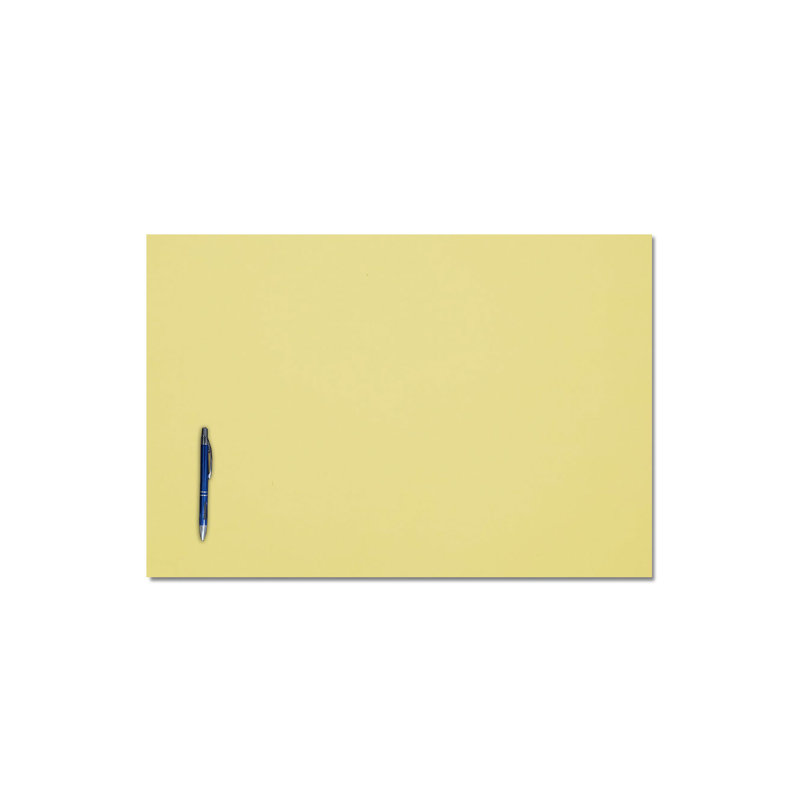 Sous-main Creekden, H 20 po x l 38 po, Jaune pastel