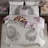 Bebejan Dahlia Purple 100% Cotton Sateen 5 Piece Reversible Comforter Set-61785763