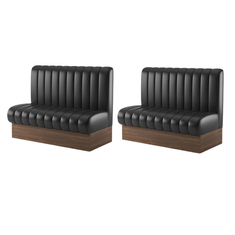Banc rembourré en similicuir moderne Modern Cafe