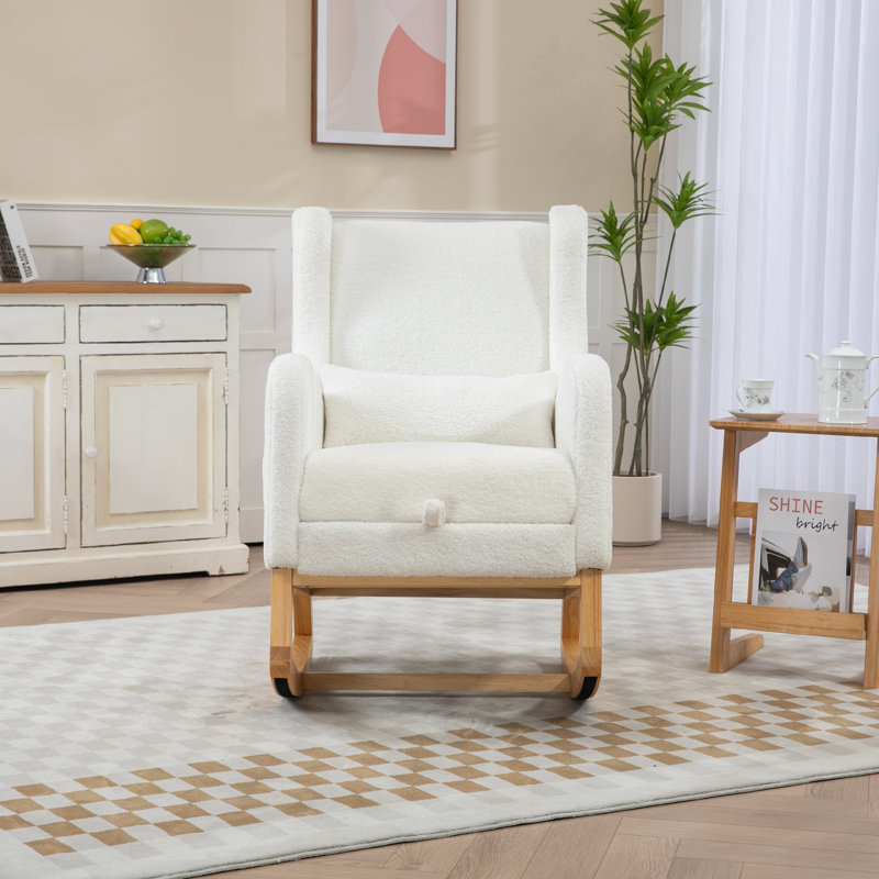 Chaise berçante Jaivin, Ivoire