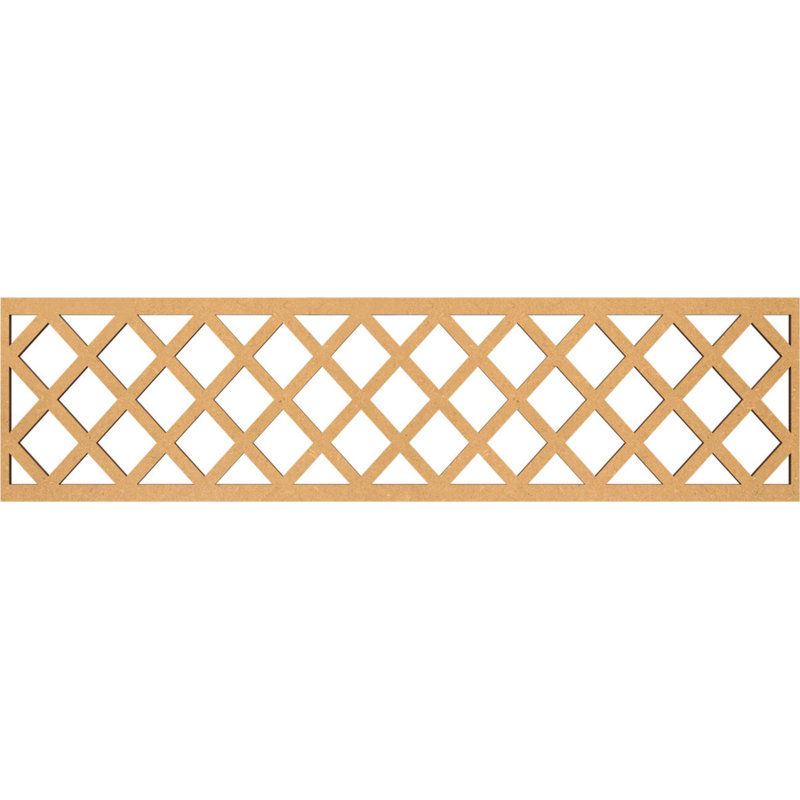 Moulure Manchester Fruster, H 12 po x l 47 po x P 0,375 po, Bois aggloméré brut