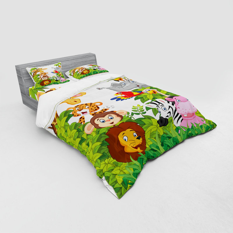 Ensemble de housse de couette de chambre de bébé, Housse de couette grand + 3 pièces supplémentair
