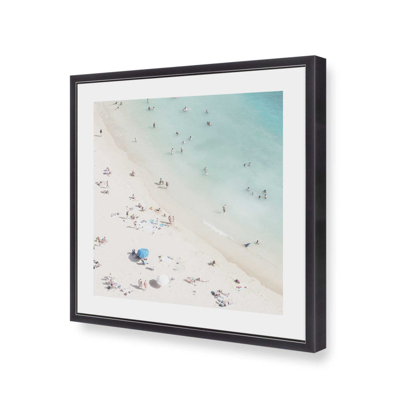 «Whispering Shore», reproduction d'art, H 13,75 po x l 13,75 po, Zinc patiné
