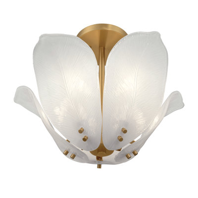 Plafonnier semi-encastré 5 lumières Orchid